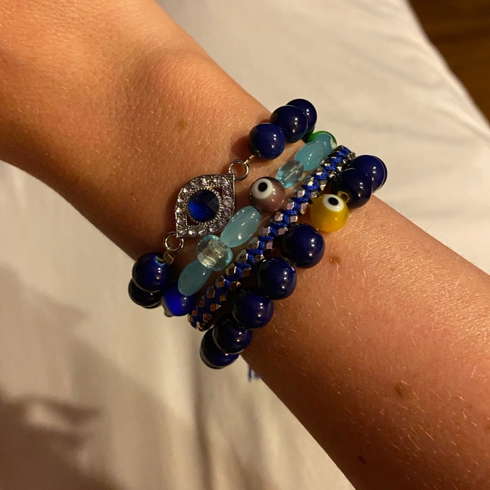 All Seeing Eye Bracelet Set